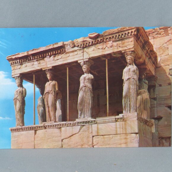 Vintage Postcard - Athens the Caryatids - Hannibal - Picture 1 of 4